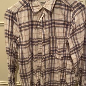 Abercrombie and finch flannel shirt